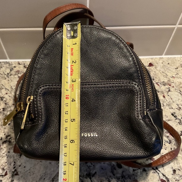 Fossil Mini Genuine Leather Backpack - Picture 14 of 14